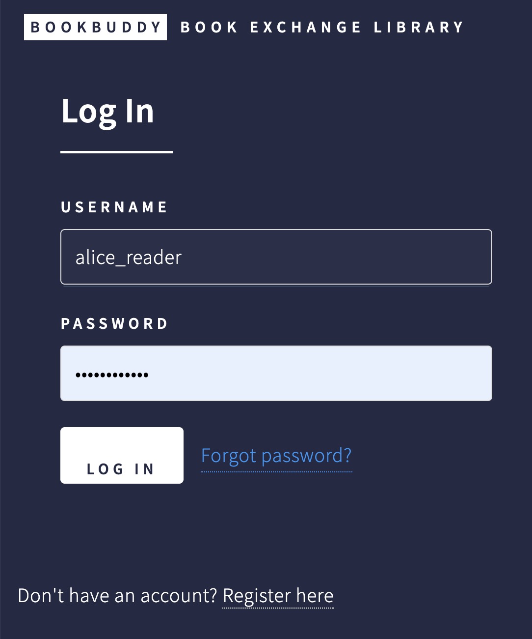 Login Page